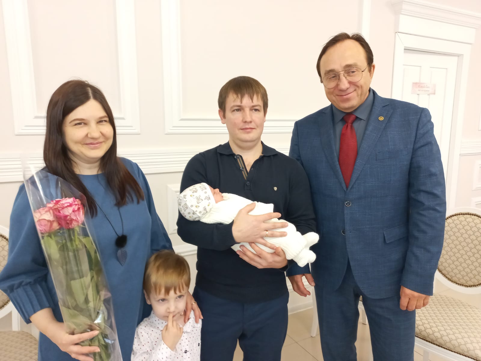 Торжественная регистрация первого  новорожденного города Волгодонска в 2024 году